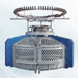 Tovární vysokorychlostní plně automatizovaný kruhový pletací stroj s jednoduchým dresem